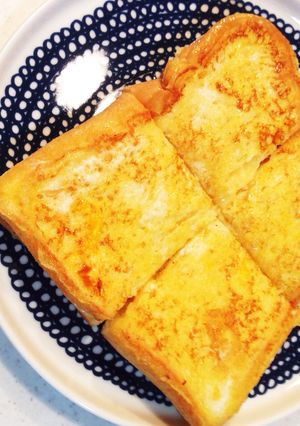 すぐ食べたーい♡簡単フレンチトースト-レシピのメイン写真