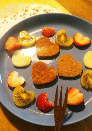 離乳食後期～完了期　バレンタイン朝食-レシピのメイン写真