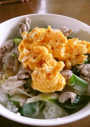 すぐできまーす！ネギ塩豚丼-レシピのメイン写真