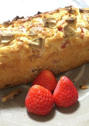 卵&牛乳ナシ！イチゴ&ヨーグルトケーキ-レシピのメイン写真