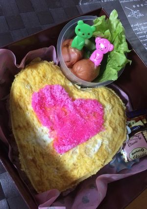 すし飯でバレンタイン弁当-レシピのメイン写真