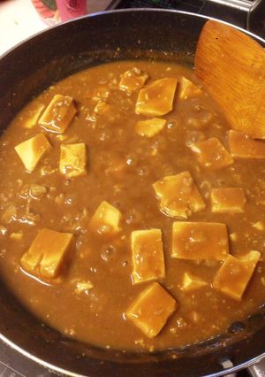 今夜は和風で☆カレー麻婆豆腐-レシピのメイン写真