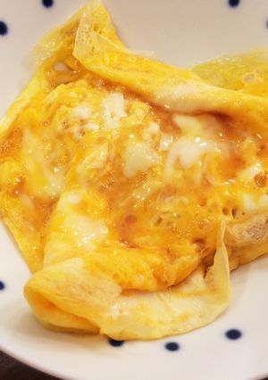 簡単すぎる納豆オムレツ-レシピのメイン写真
