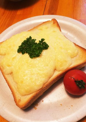 とろとろチーズトースト！美味し！-レシピのメイン写真