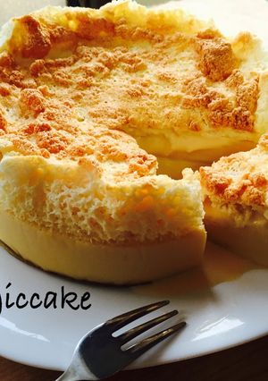 家にある材料で！3層♡魔法のケーキ-レシピのメイン写真