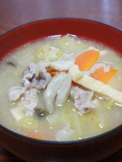 豚こまの具沢山味噌汁-レシピのメイン写真