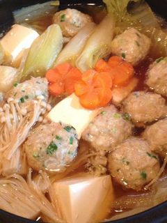 ✴︎ふわふわヘルシー鶏のつくね鍋✴︎-レシピのメイン写真