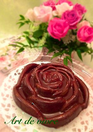 チョコレート・ローズケーキ-レシピのメイン写真