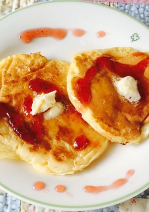 簡単!!餅入りホットケーキ-レシピのメイン写真