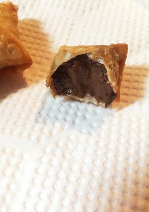 シュウマイの皮でちょこパイ！？-レシピのメイン写真