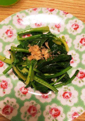 超簡単！ほうれん草炒め-レシピのメイン写真