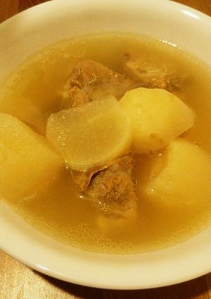大根と豚リブのスープ-レシピのメイン写真