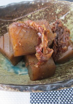 こんにゃくのおかか煮-レシピのメイン写真
