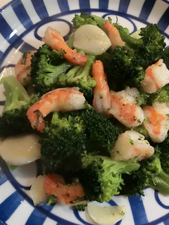 食欲増進!ブロッコリーえびのにんにく炒め-レシピのメイン写真