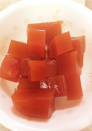 サラダにも♪うまうまトマト寒天-レシピのメイン写真