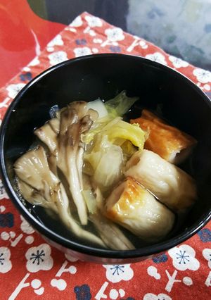 舞茸、白菜、ちくわのあっさり煮-レシピのメイン写真