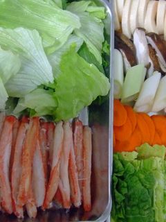 蟹とレタスの しゃぶしゃぶ♪-レシピのメイン写真