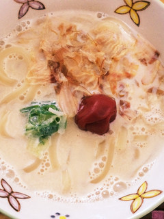 豆乳梅うどん-レシピのメイン写真