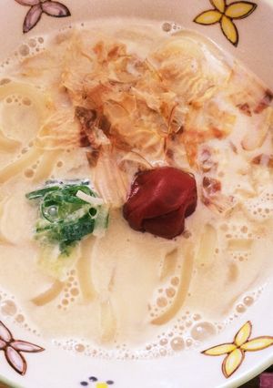 豆乳梅うどん-レシピのメイン写真