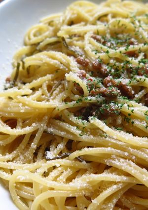 簡単パスタ♪和風な納豆ペペロンチーノ-レシピのメイン写真