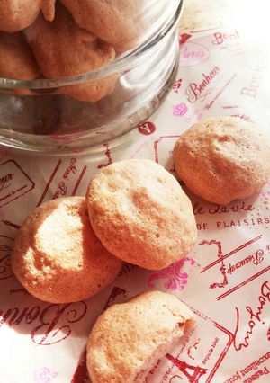 低糖質☆ふんわりイチゴ風味のメレンゲ菓子-レシピのメイン写真