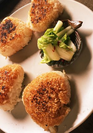 本当に簡単！こんがり焼きおにぎり！-レシピのメイン写真