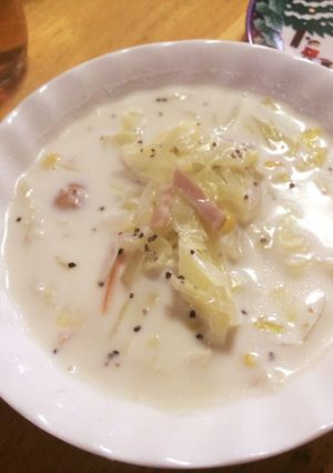 優しい味〜牛乳スープ-レシピのメイン写真