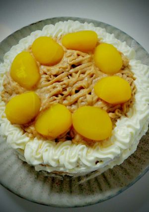 ノンフライヤーで作るモンブランケーキ-レシピのメイン写真