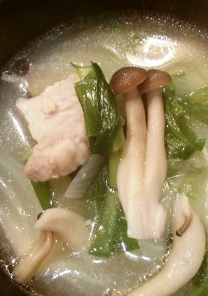 白菜豚汁♪-レシピのメイン写真