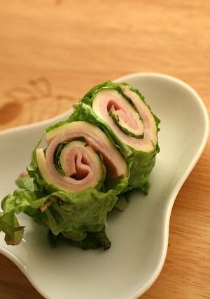 ハムチーズのレタス巻き-レシピのメイン写真