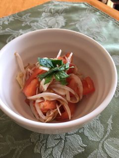 新たまねぎで和風トマトサラダ-レシピのメイン写真