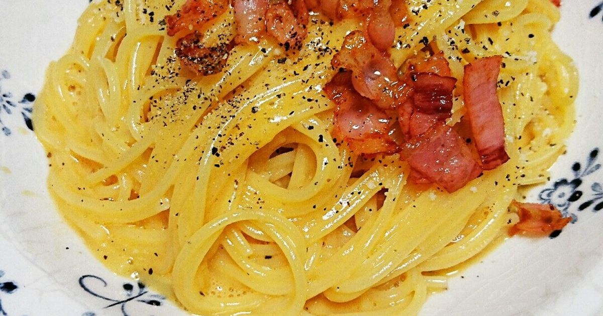 超濃厚！本場ローマの本格カルボナーラ by ☆ガンガン