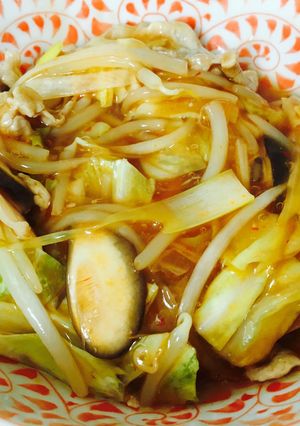 ピリ辛！シャキシャキ長ネギの豚肉炒め-レシピのメイン写真