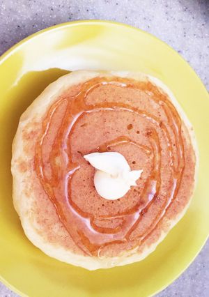 お豆腐のふわふわホットケーキ-レシピのメイン写真