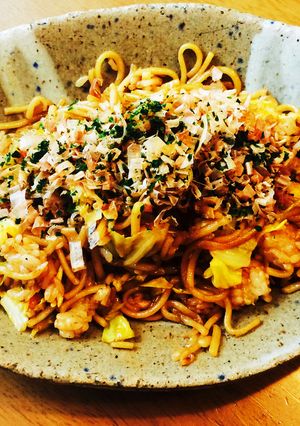 簡単☆ホットプレートでそばめし♪-レシピのメイン写真