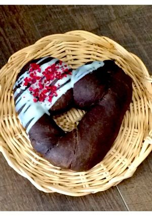 自家製酵母＊ハートチョコハードパン＊-レシピのメイン写真