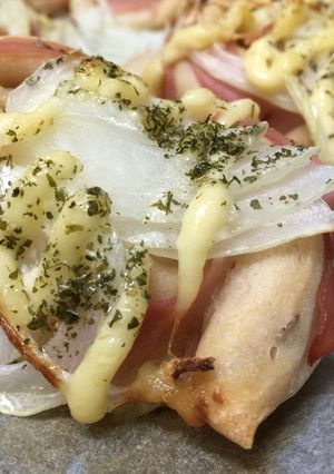 【自家製酵母】ハムとタマネギのパン-レシピのメイン写真