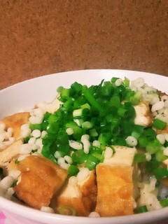 おうちカフェ★たぬきつね丼-レシピのメイン写真