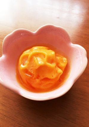 冷凍柿のシャーベット-レシピのメイン写真
