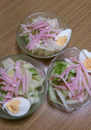 フリフリ ～(o^m^o) リボンサラダ-レシピのメイン写真