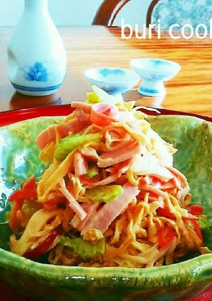 切り干し大根とセロリのカレーマヨポン-レシピのメイン写真