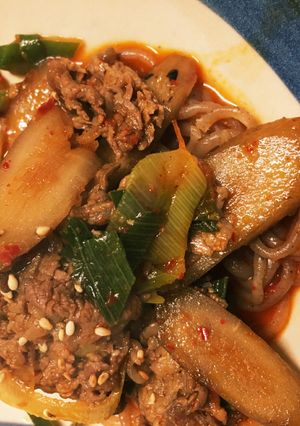 牛肉とごぼうのピリ辛煮-レシピのメイン写真