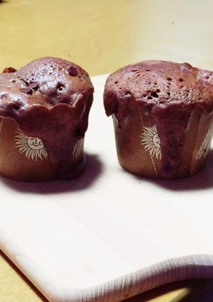 とろ〜りあふれだす♡HMで簡単マフィン-レシピのメイン写真