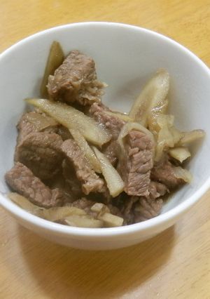 カナダビーフとごぼうの甘辛煮-レシピのメイン写真