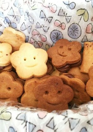 柚子クッキーdeにこにこチョコサンド-レシピのメイン写真