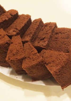 ふわふわ♡チョコシフォン-レシピのメイン写真