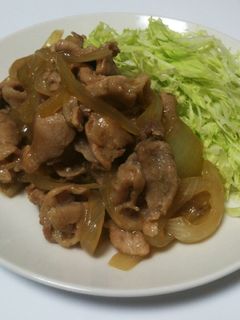 りんごバターでしょうが焼き-レシピのメイン写真