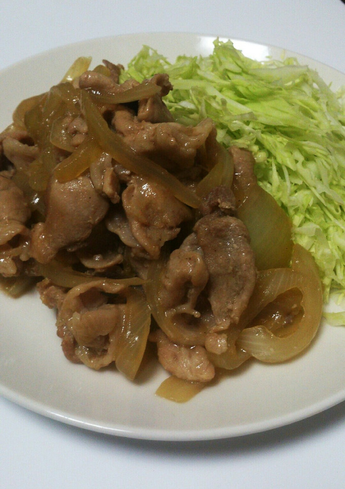 りんごバターでしょうが焼き-レシピのメイン写真