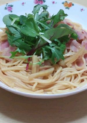 生姜とベーコンのあったか爽やか和風パスタ-レシピのメイン写真