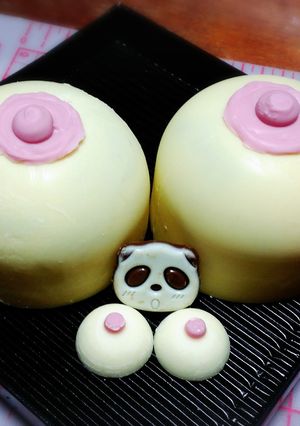 バレンタイン 特大おっぱいチョコ♡-レシピのメイン写真